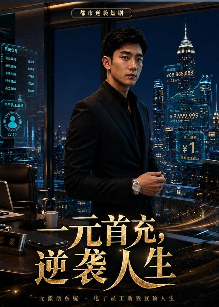 一元首充：逆袭人生封面图