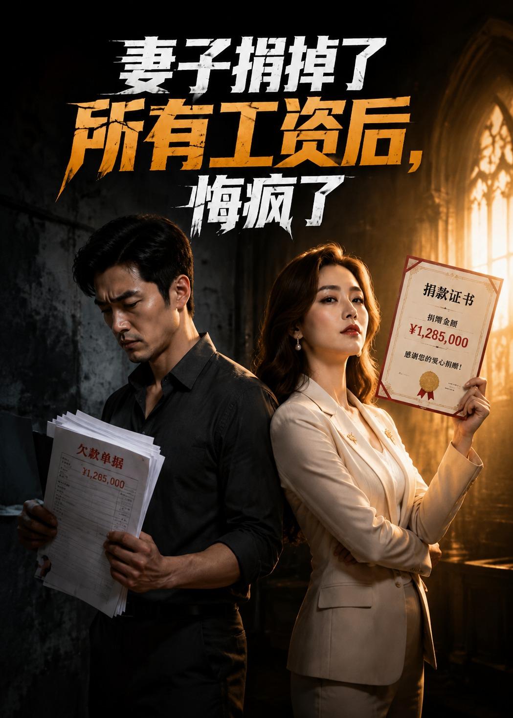妻子捐掉了所有工资后，悔疯了封面图