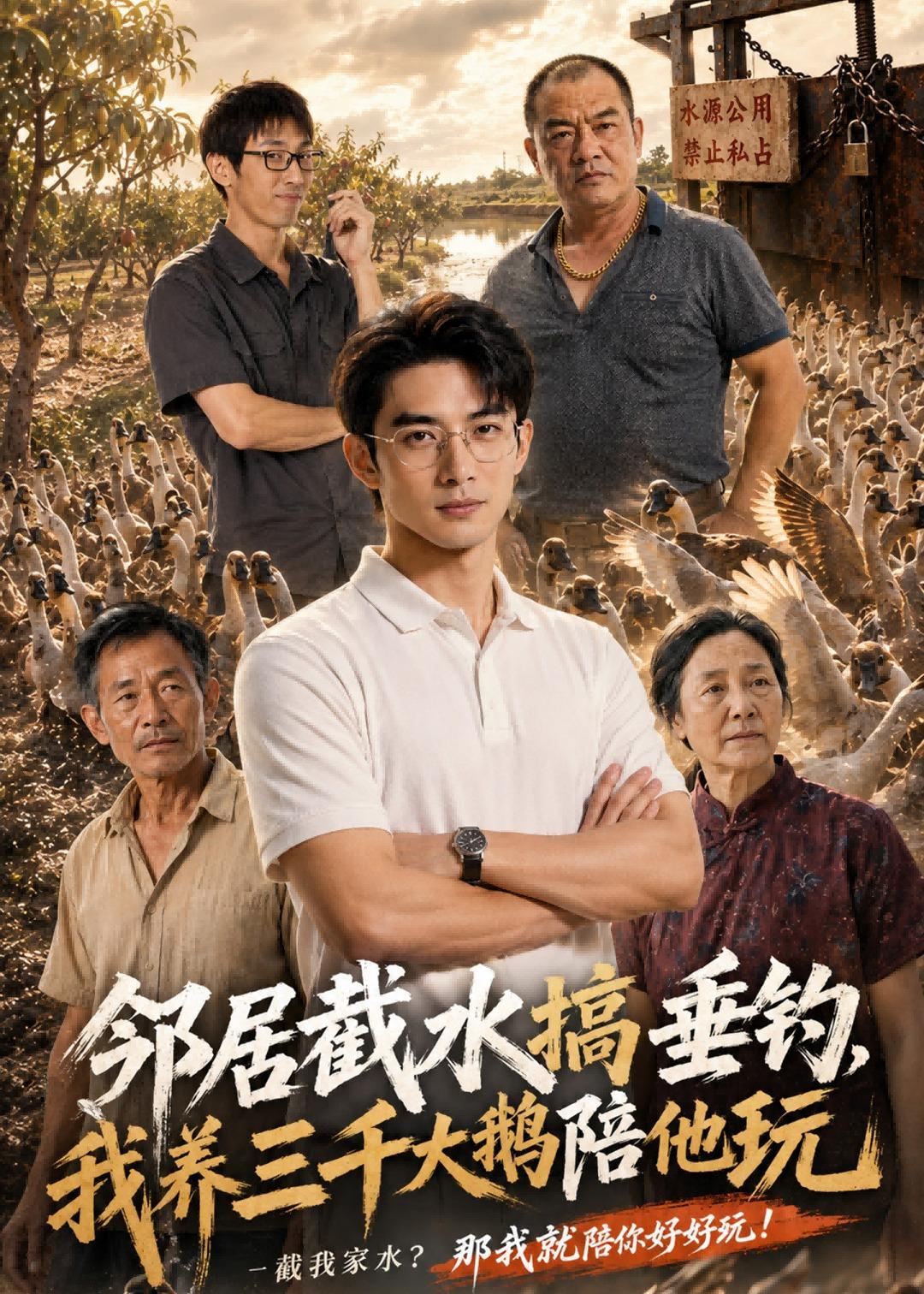 邻居截水搞垂钓，我养三千大鹅陪他玩封面图