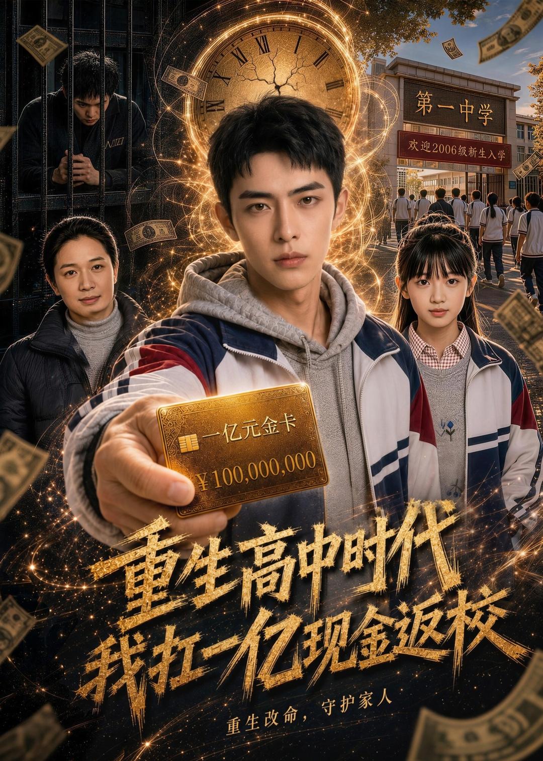 重生高中时代我扛一亿现金返校封面图
