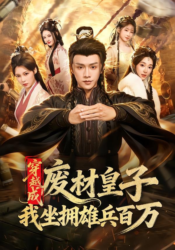 穿越成废材皇子，我坐拥雄兵百万封面图
