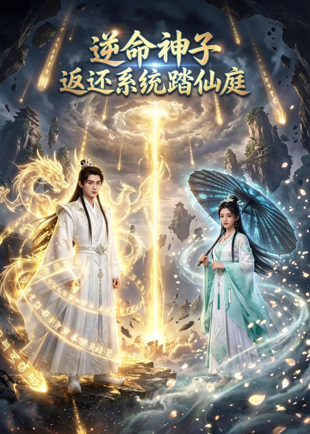 逆命神子：返还系统踏仙庭  Ai封面图