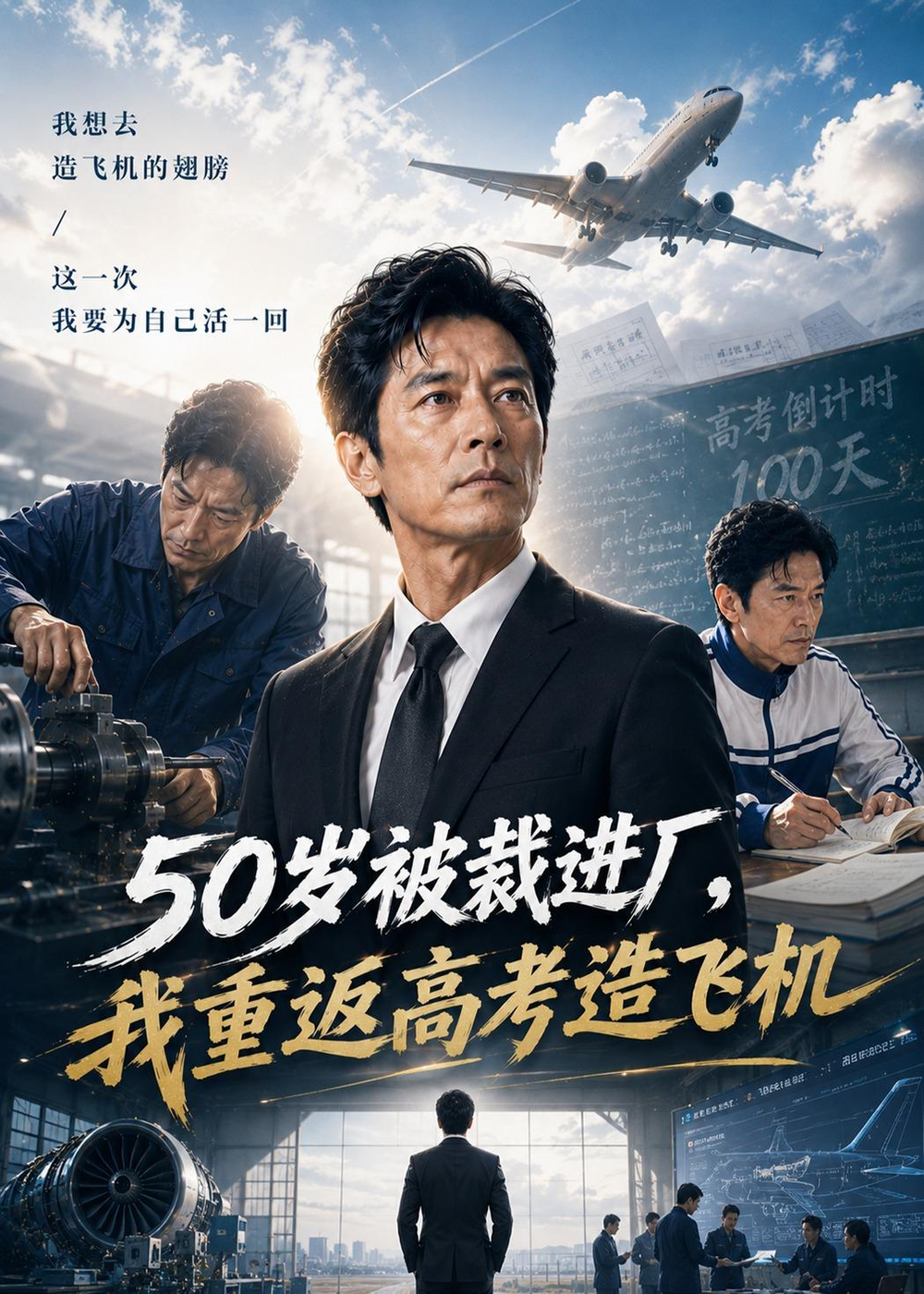 岁被裁进厂，我重返高考造飞机封面图