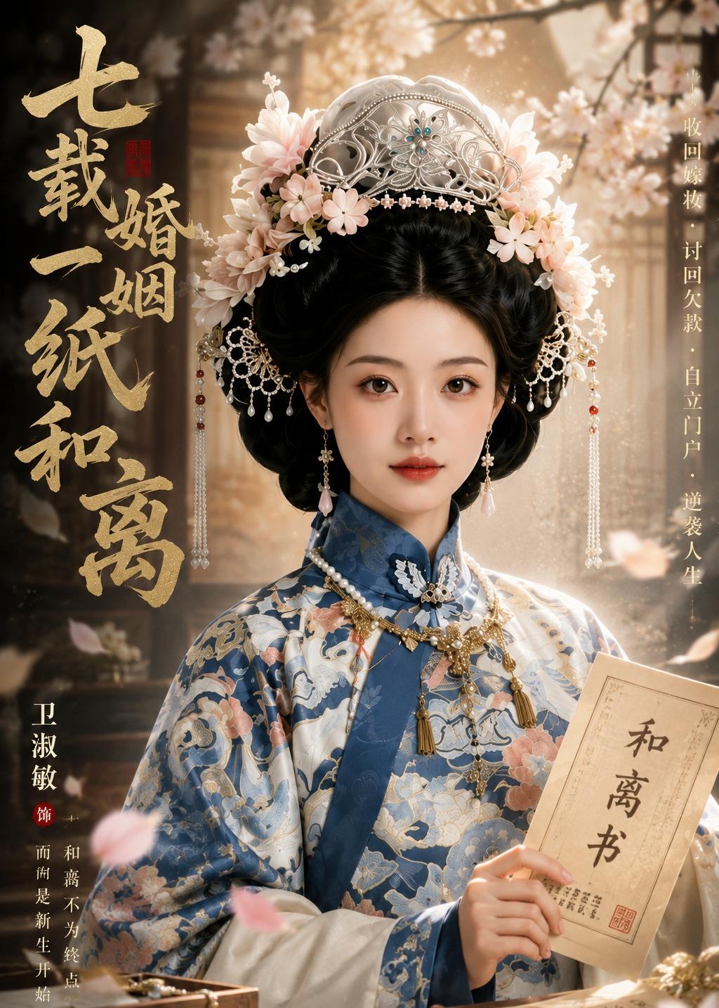 七载婚姻一纸和封面图