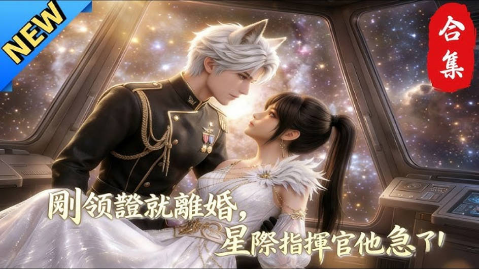 刚领证就离婚星际指挥官他急了   Ai漫剧封面图