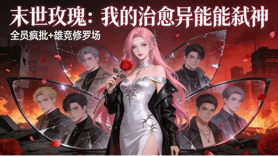废土玫瑰   Ai漫剧封面图