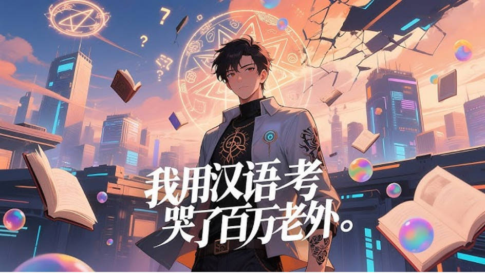 我用汉语考哭了百万老外   Ai漫剧封面图