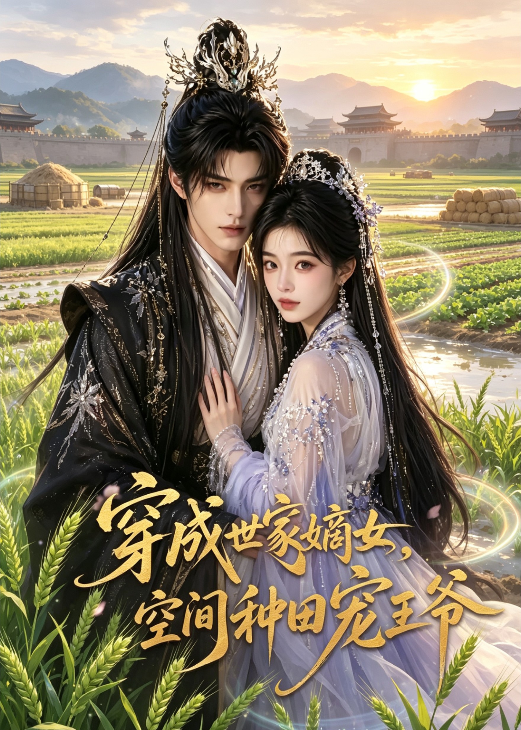 穿成世家嫡女，空间种田宠王爷封面图