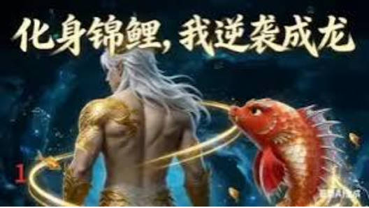 化身锦鲤，我逆袭成龙  Ai漫剧封面图