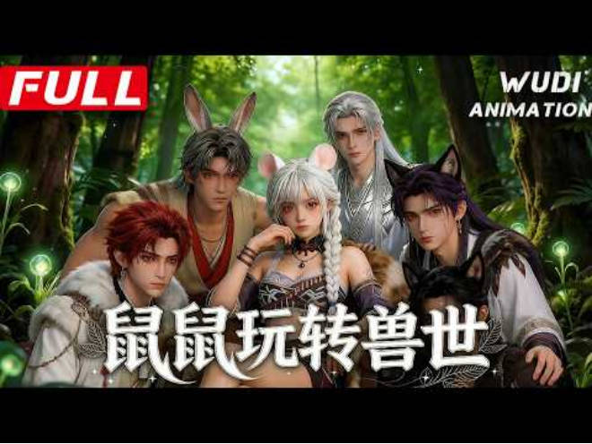 鼠鼠玩转兽世 Ai漫剧封面图