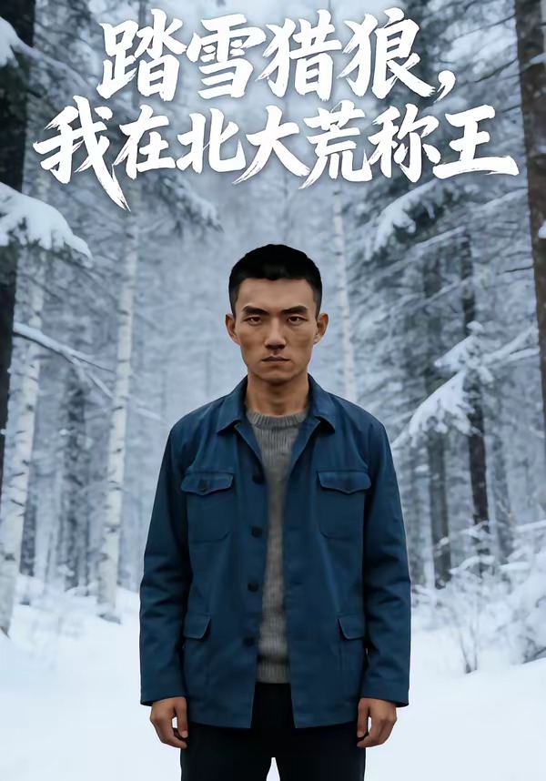 踏雪猎狼，我在北大荒称王   Ai漫剧封面图