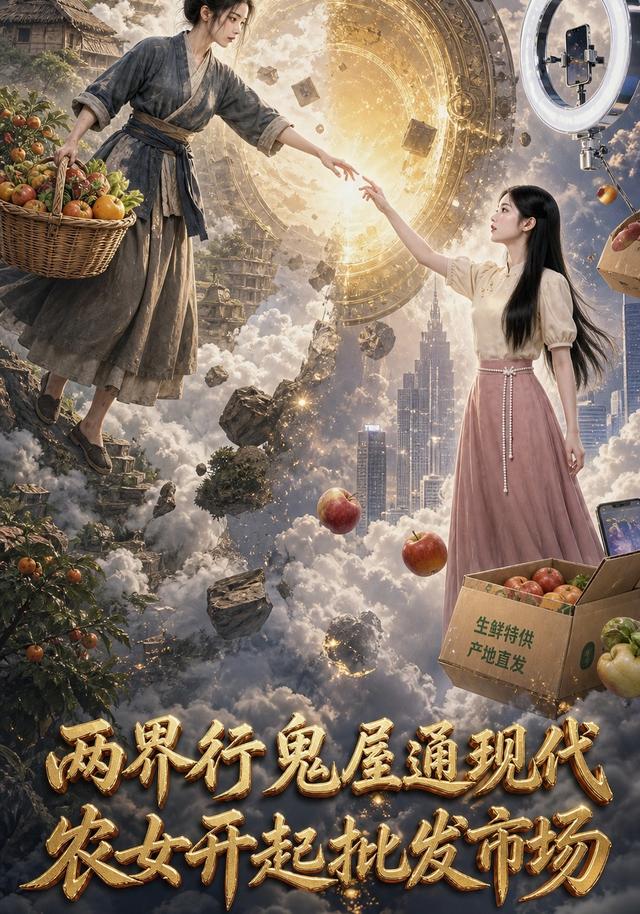 两界行鬼屋通现代，农女开起批发市场封面图
