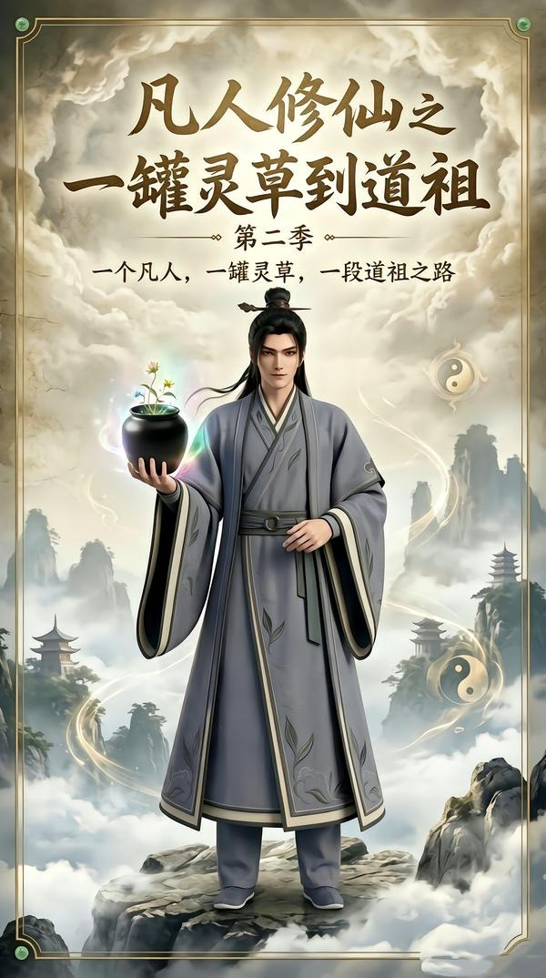 凡人修仙之一罐灵草到道祖第二季封面图