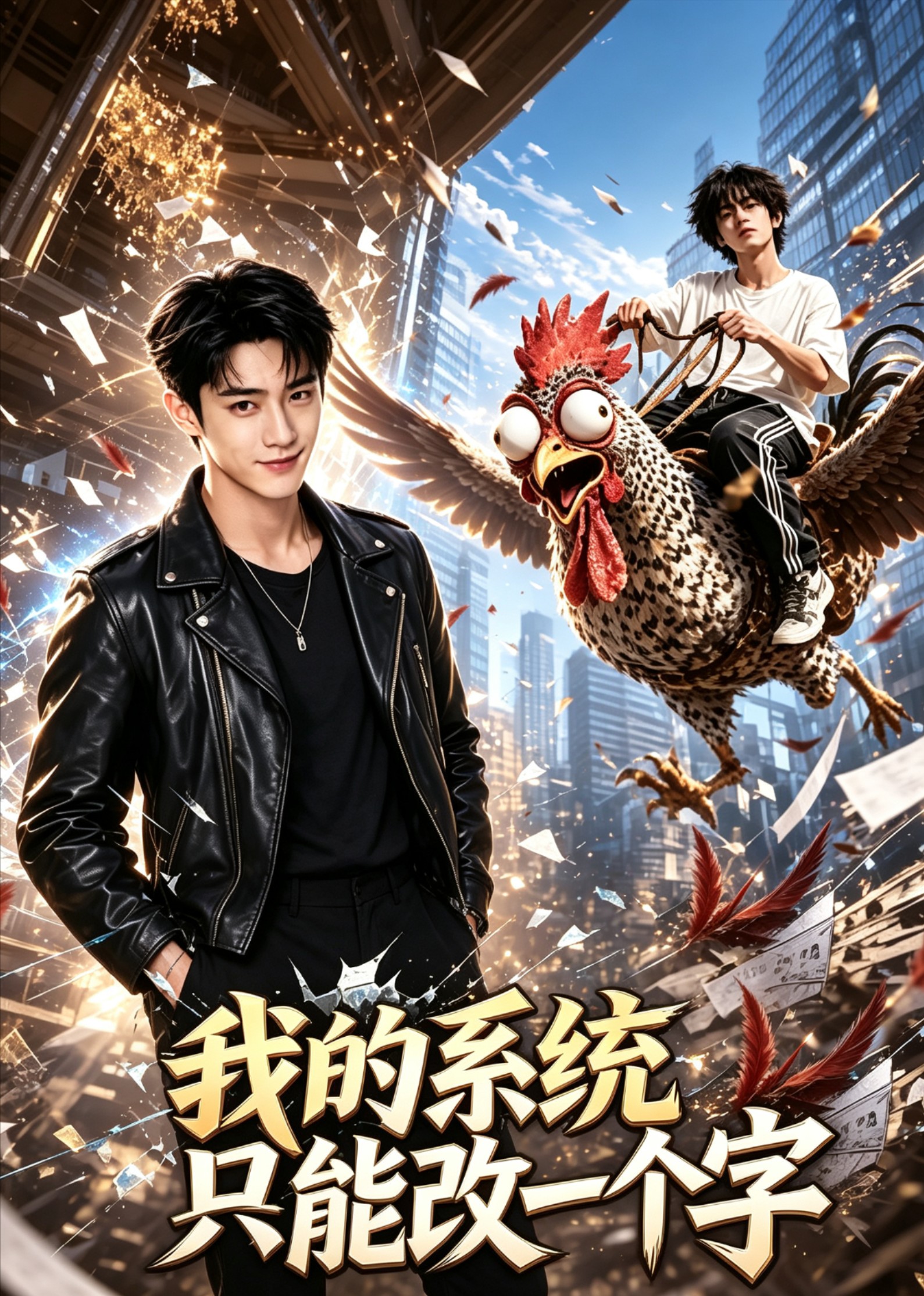 我的系统只能改一个字封面图