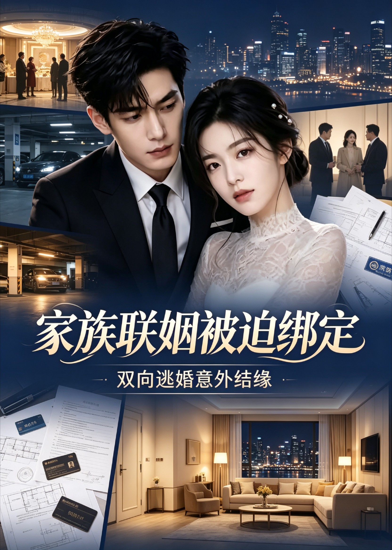 家族联姻被迫绑定，双向逃婚意外结缘封面图