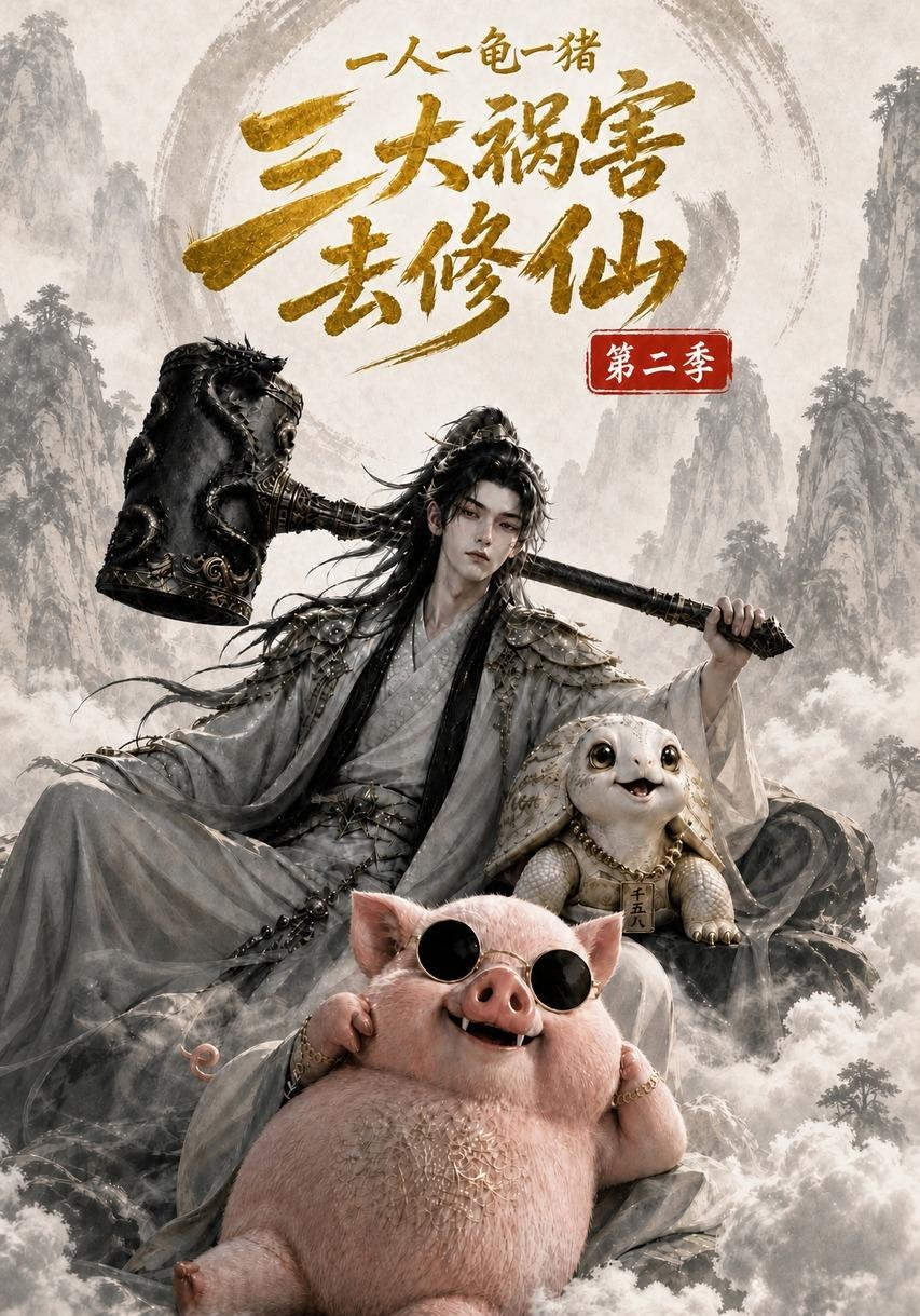 一人一龟一猪，三大祸害去修仙第二季封面图