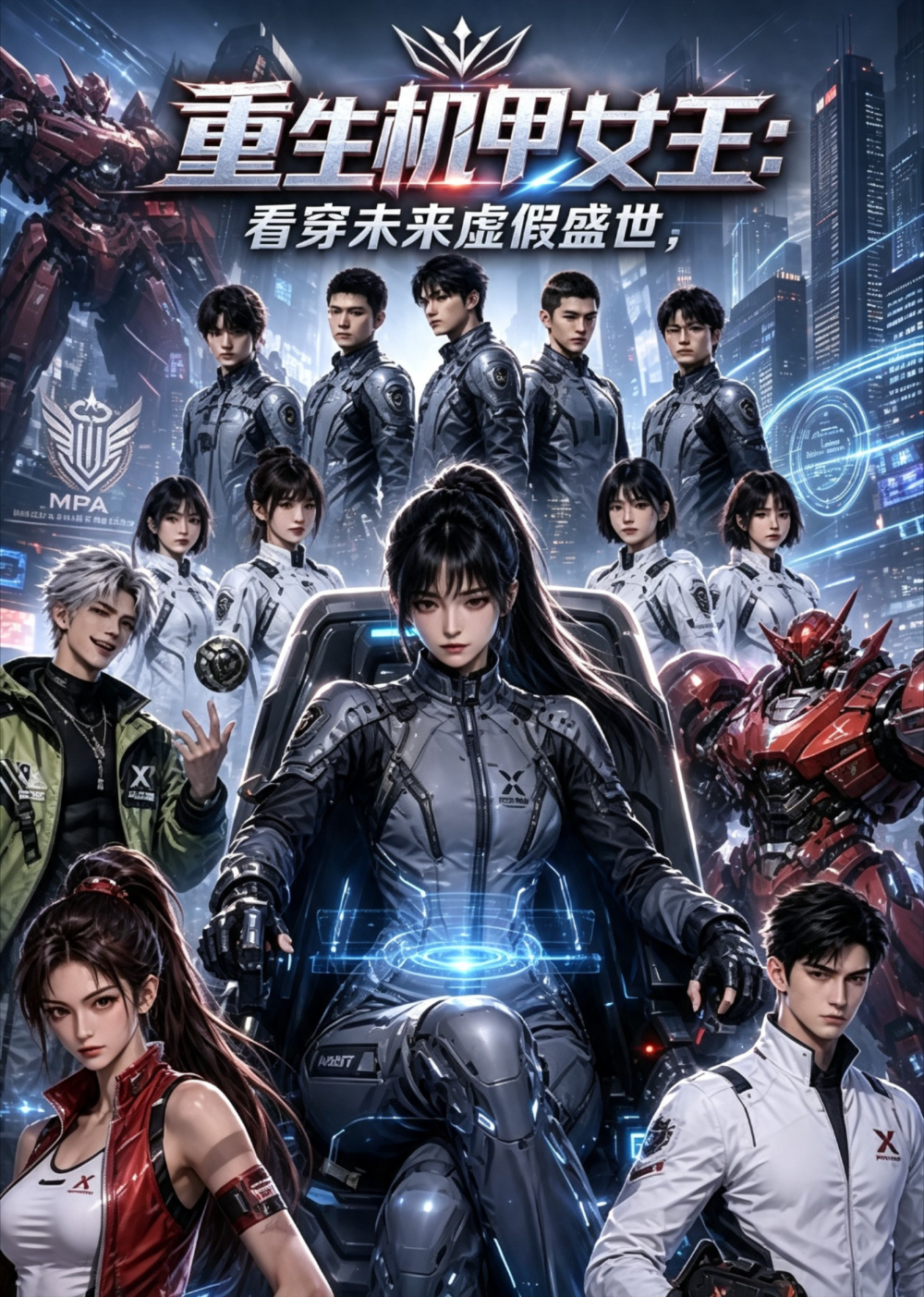 重生机甲女王，看穿未来虚假盛世封面图
