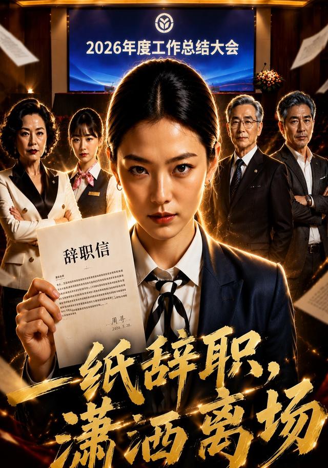 一纸辞职,潇洒离场AI短剧封面图