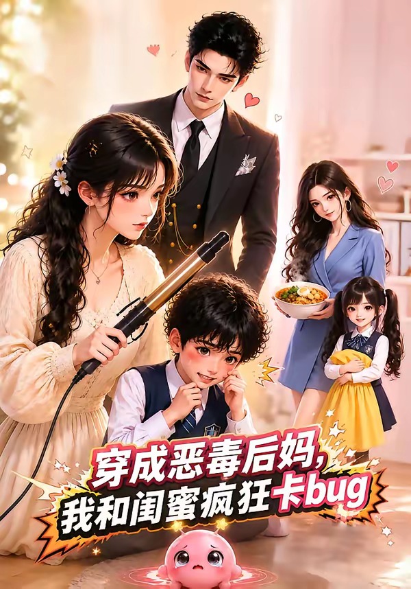穿成恶毒后妈,我和闺蜜疯狂卡bug封面图