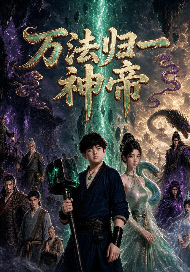 万法归一神帝AI短剧封面图