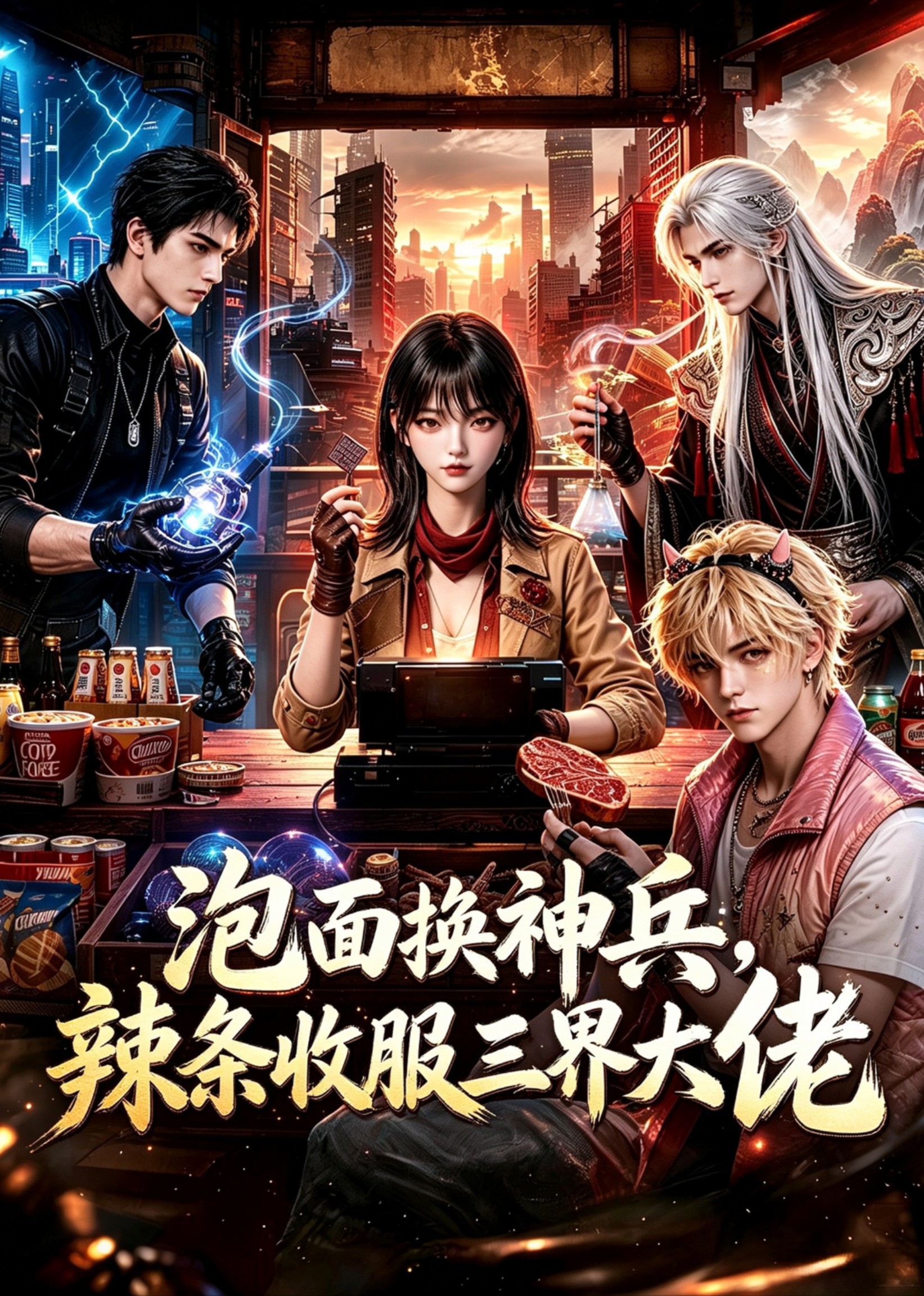 泡面换神兵,辣条收服三界大佬封面图