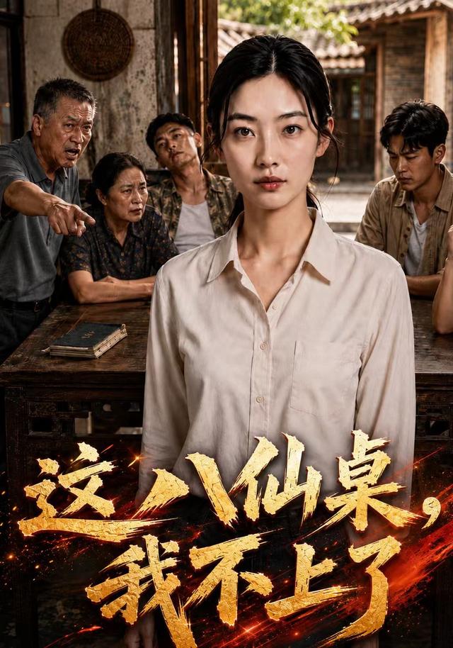 这八仙桌,我不上了AI短剧封面图