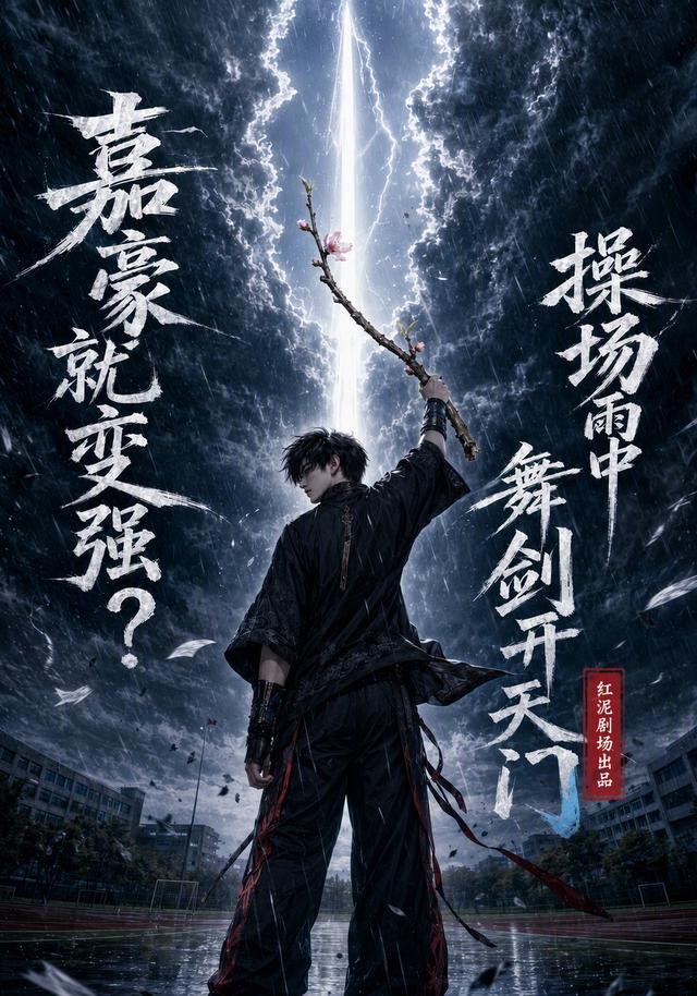 嘉豪就变强?操场雨中舞剑开天门封面图